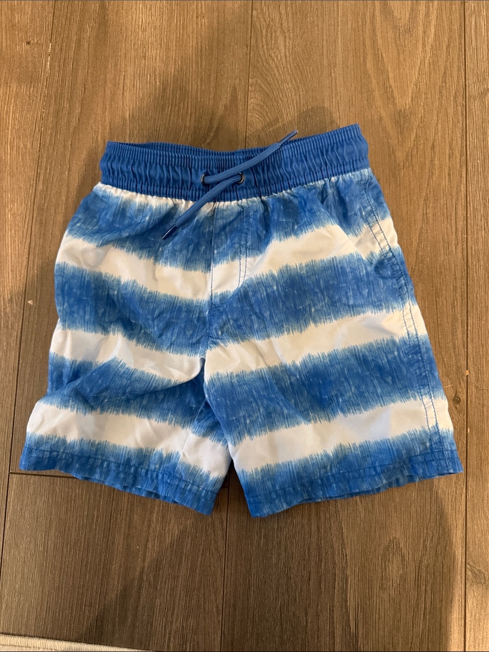 Carter's Blue and White Stripe Swim Trunks